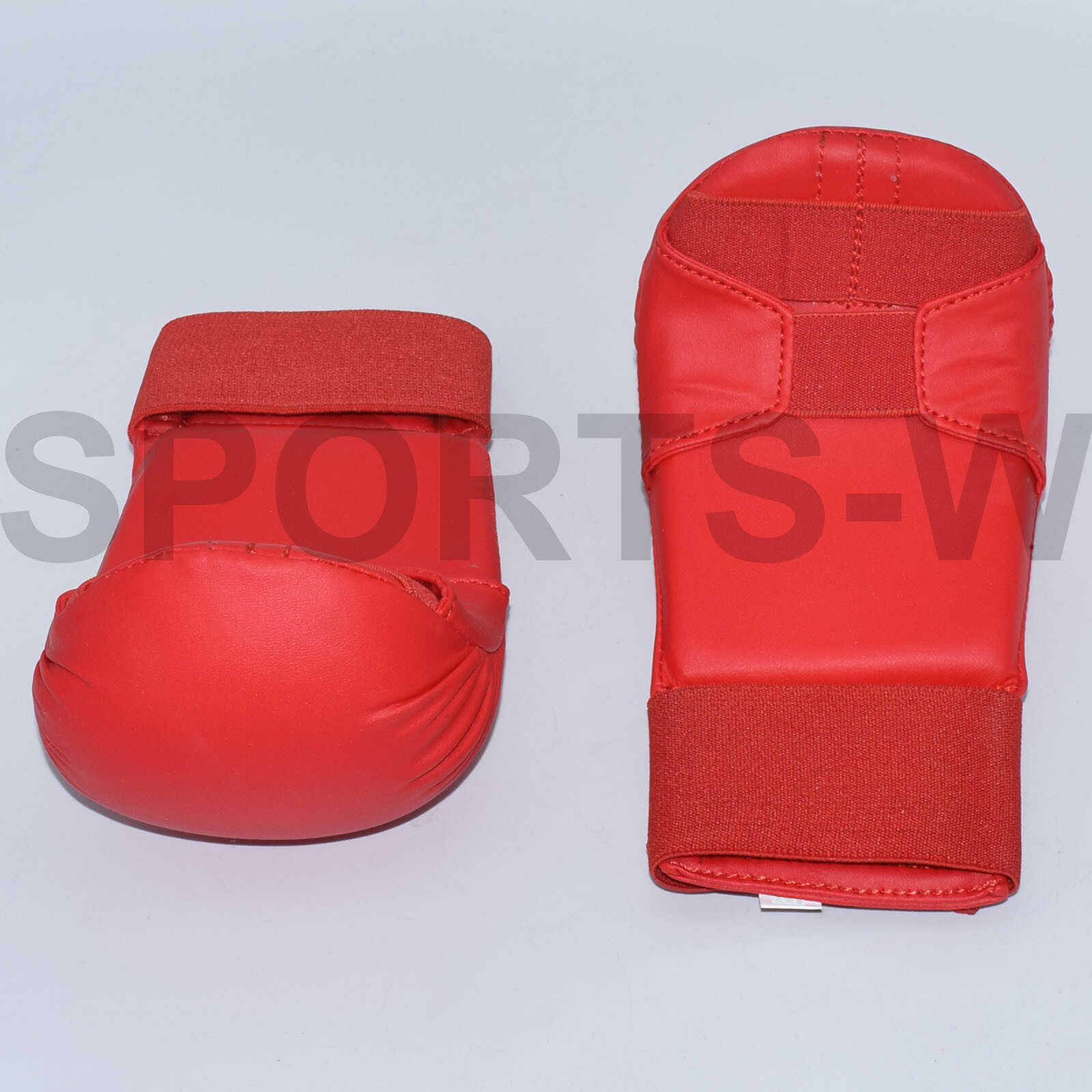 WKF Tournament Style Karate Mitt Gloves Without Thumb Kumite Fist