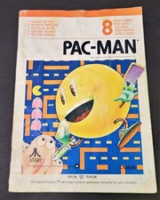 Pac-Man (Atari 2600, 1981) International 5 Language Manual Only