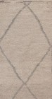 Light Beige Modern Décor Moroccan Wool Rug 3x6 Hand-knotted Abstract Rug