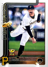 2025 Topps Base Set Series 1 #98 Paul Skenes Gold Cup, NL Cy Young award winner