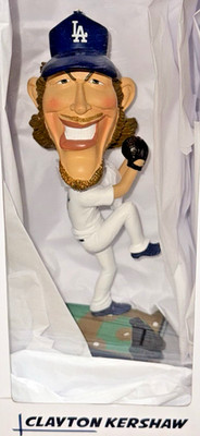 9'' Legends Of Diamond CLAYTON KERSHAW Caricature Bobblehead #369/2017 Dodgers