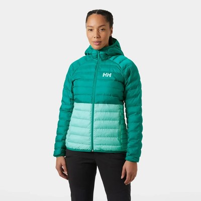 HELLY HANSEN Women s Banff Hooded Insulator XS Jacket Lagoon/Signal Green