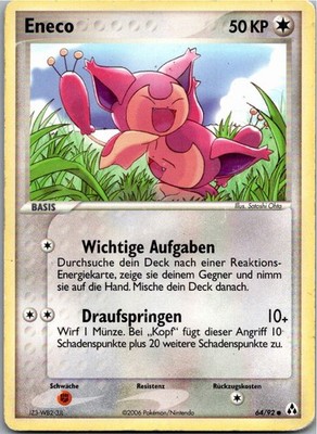 Pokémon Eneco 64/92 EX Legend Maker 2006
