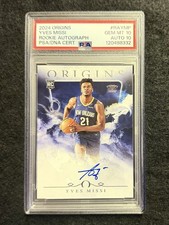 2024-25 Panini Origins - Rookie Autographs Yves Missi #RA-YMP (AU, RC) PSA 10
