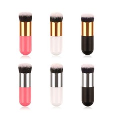 Pro Kabuki Makeup Brush Flat Foundation Blush Contour Powder Face Brush