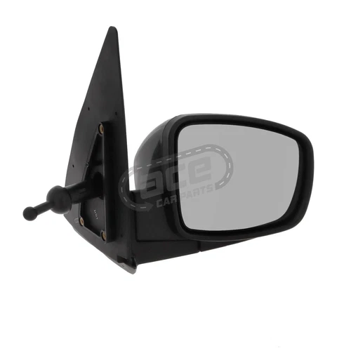 Cable Control Wing Door Mirror For Hyundai i10 2008-2011 Black Cover Right Hand