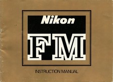 Original Manual for Nikon FM Camera