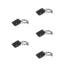 Black Acoustic Guitar Pickup Preamp System with Phase Switch and Onboard