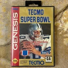 Tecmo Super Bowl CIB - Sega Genesis **TESTED, SEE DESC**