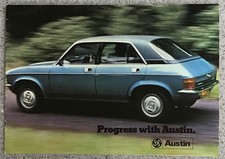 AUSTIN Mini Range in Range Sales Brochure 1976 Ref 3146 1275GT Maxi Allegro Mini