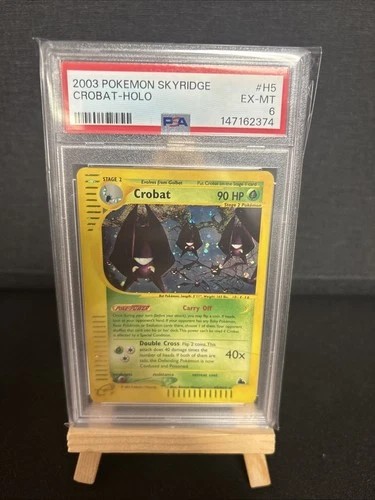 2003 Pokémon Skyridge #H5 Crobat - Holo PSA 6  (NEW CERT)