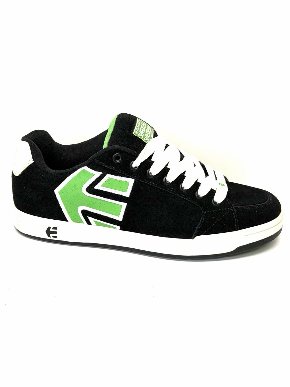 Etnies Sheckler 3 Men’s Sneakers Size 9 New OG Year 2009 Black Green Ref3840 image 6