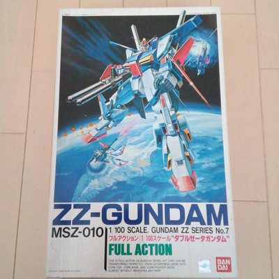 Full Action 1/100 Scale Zz Gundam 1986 First Edition Package