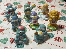 Care Bears Figurines Designers Collection American Greetings Lot Of 8 Rare