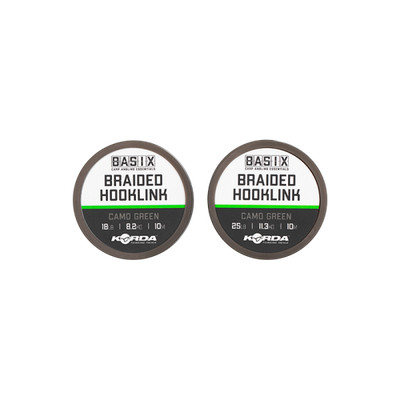 Korda - Basix Braided Hooklink 25lb 10m