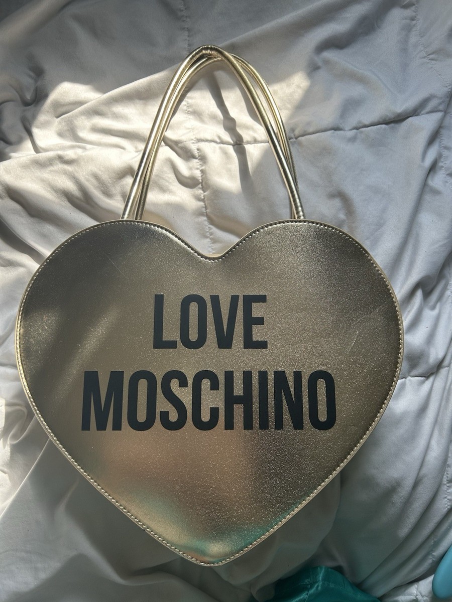 Love Moschino Gold Heart Purse Shoulder Bag | eBay