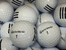 300-CASE/ 25 DOZEN TAYLORMADE TM 18 DRIVING RANGE GOLF BALLS WHITE 3-STRIPE #1