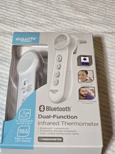 Equate Bluetooth Dual-Function Infrared Thermometer Measures Forehead In-Ear (E