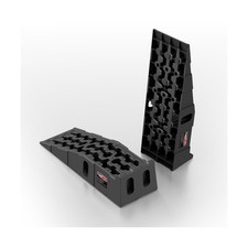 16000lb Heavy Duty Car Ramps, Non-slip 7"H for Underbody Oil Change