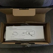 New Star Micronics MPOP Handheld USB 1D Barcode Scanner With Stand - Black