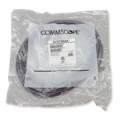 CommScope SYSTIMAX VP360-GS8E-DG-25FT GigaSPEED X10D Cat6A Patch Cord 25ft Gray