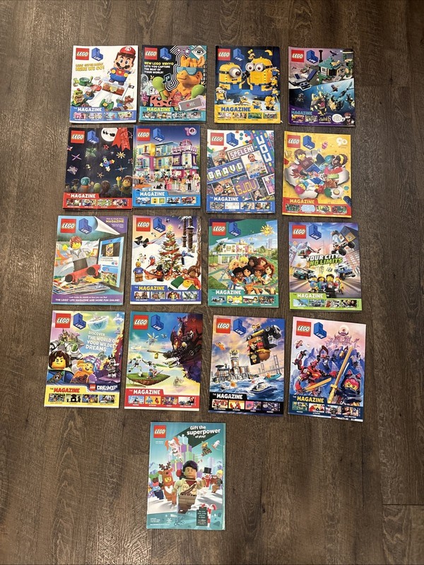 Lot of 16 Lego Life Magazines Issues 2021 2022 2023 2024 w/ One Catalog