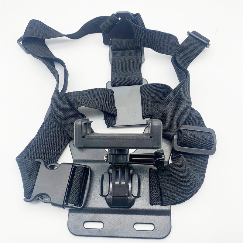 Universal Chest Strap Phone Holder Kit with Anti-Shake Lanyard for Outdoor Vlogg