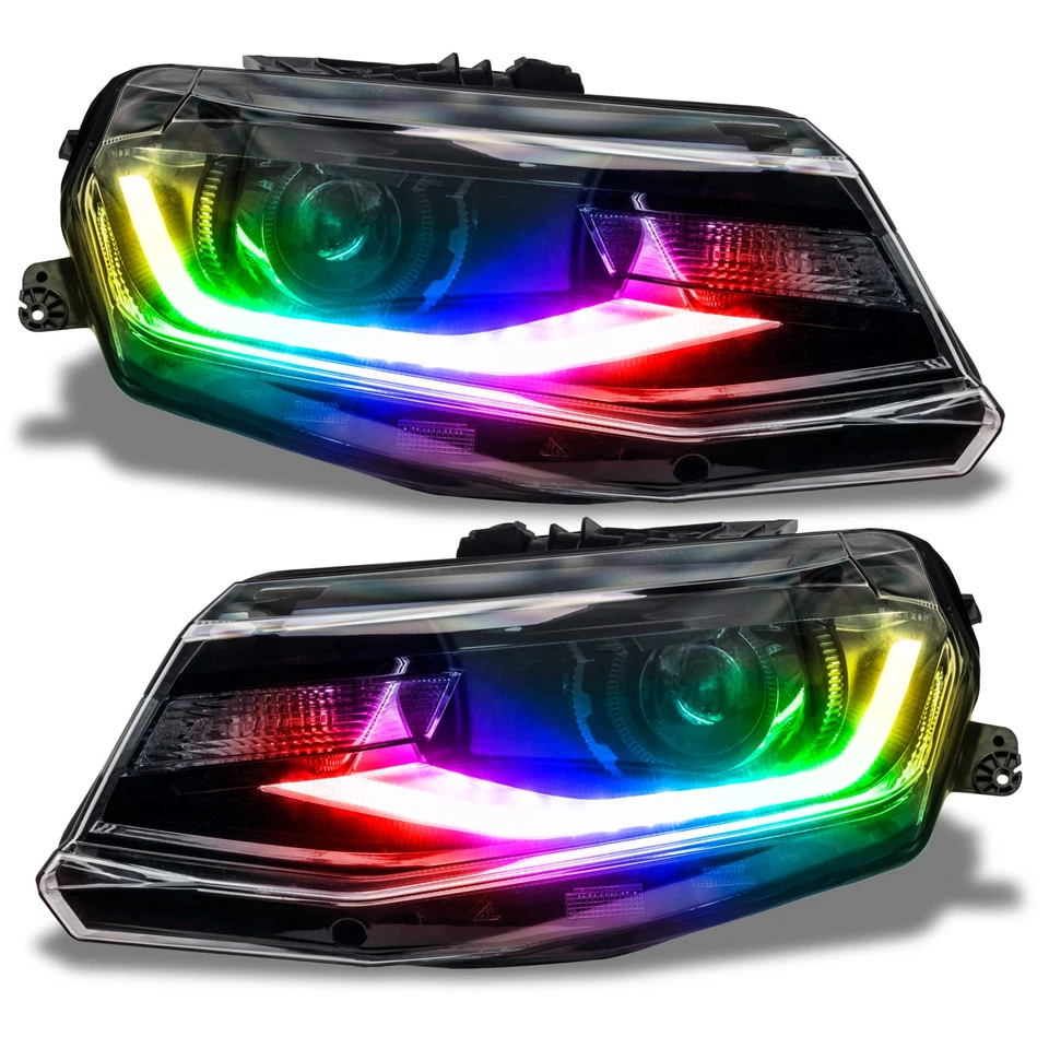 For Chevrolet Camaro 2016-2018 ORACLE Dynamic ColorSHIFT® Headlight DRL Kit Foto 4 de 4