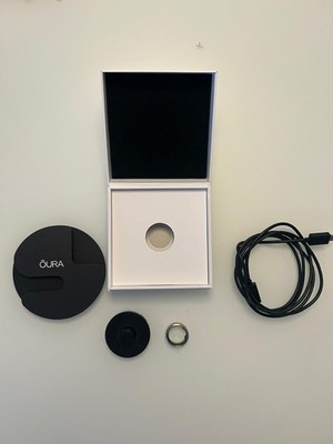 Oura Ring Gen3 Horizon Brushed Titanium Größe US 9 Smart Ring Schlaftracking