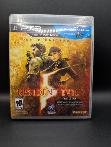Resident Evil 5 Gold Edition PS3 Complete CIB Tested