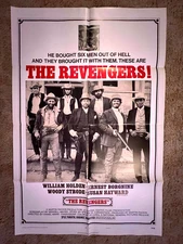 The Revengers 1972 Movie Poster 27x41 William Holden