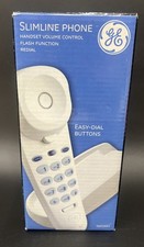 GE Corded Slimline Telephone From 2006 Wired Landline Home Wall Phone NEW 