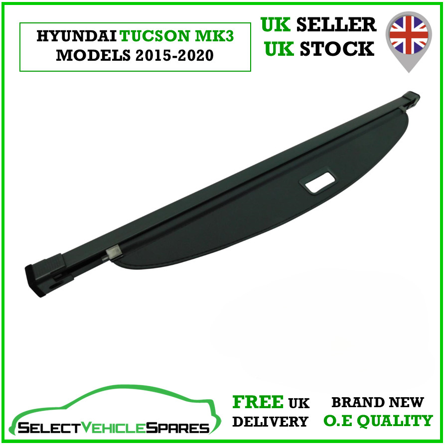 NEW HYUNDAI TUCSON (MK3) PARCEL SHELF BOOT LOAD COVER BLACK 2015-2020