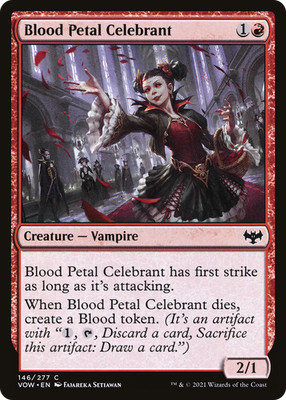 Blood Petal Celebrant Common VOW #146 Near Mint