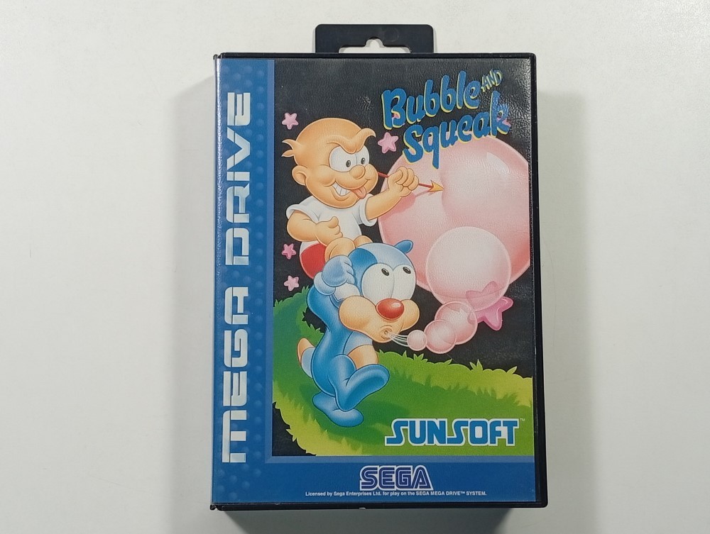 BUBBLE AND SQUEAK SEGA MEGADRIVE (MD) PAL-EURO (SANS NOTICE - WITHOUT MANUAL)