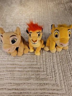 Disney Lion King Plush Lot Set of 3 Stuffed Animal Toy 6'' Nala Simba Mufasa Toy