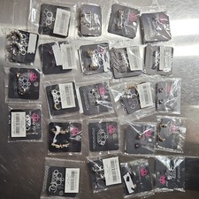 Paparazzi Fashion Earrings Lot Hoop Stud Cuff Assorted Colors Metal Plastic