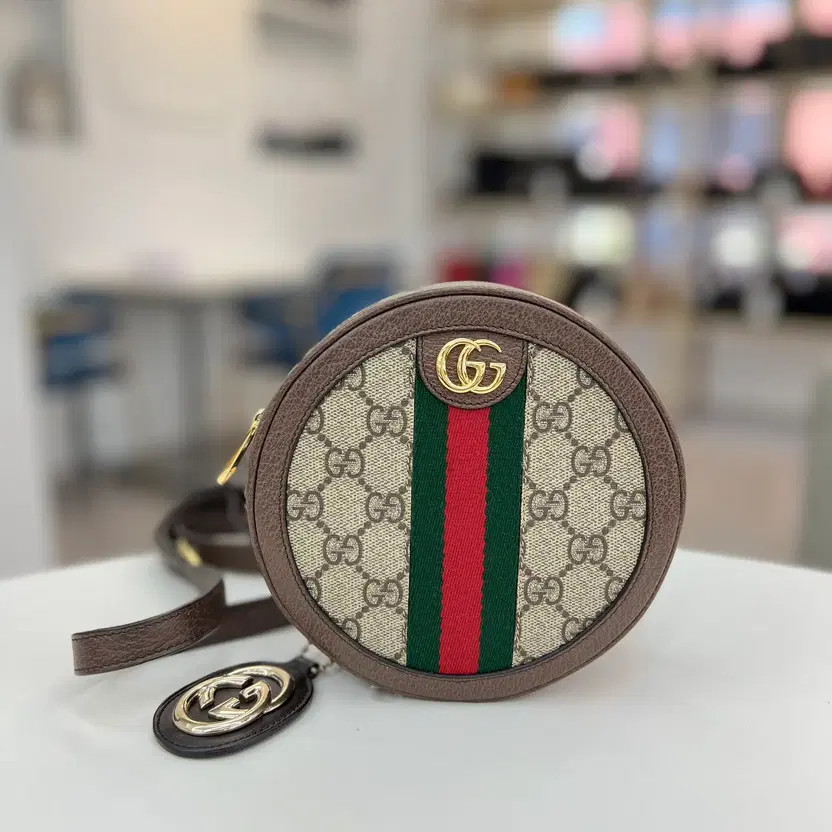 Gucci Ophidia Web Backpack 18x18x5cm Brown Leather S Grade thumbnail 8