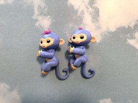 Fingerlings 7 Baby Monkey & 2 unicorn lot different WowWee used