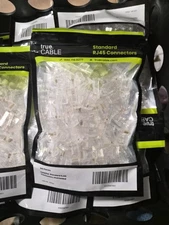 Lot x  10 True Cable 100PCS Unshielded RJ45 Standard Cat6 Connectors