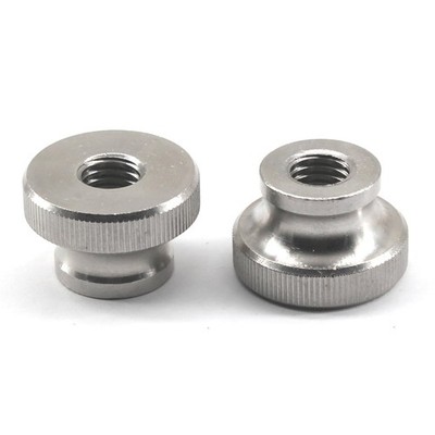 30 Pieces M2.5 Knurled Thumb Nut 304 Stainless Steel Round Knobs Fasteners Me...