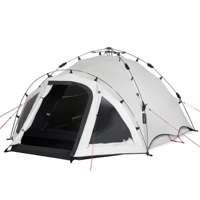 3 Personen Zelt qeedo Quick Oak Dark Series Sekundenzelt Campingzelt Wurfzelt
