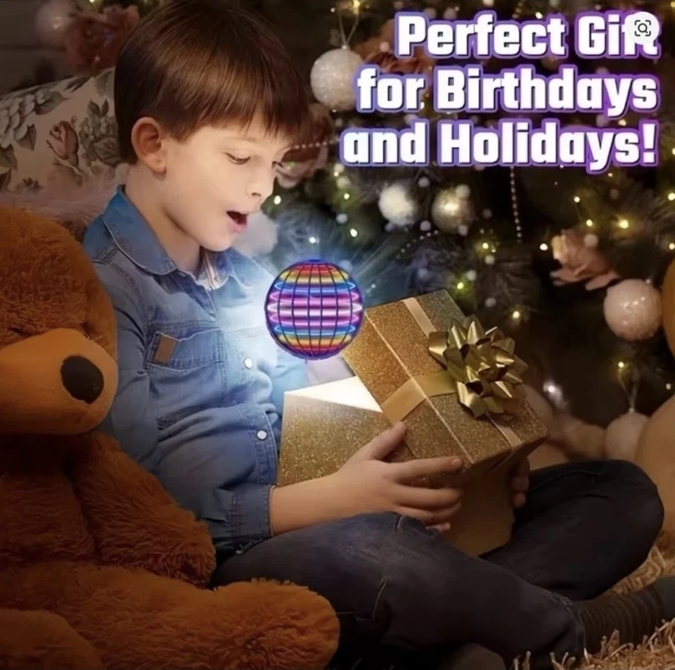 Palla Volante Boomerang Flyorb LED Drone Hover Ball - Image 2 of 4