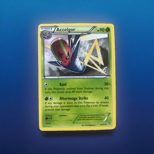 Accelgor 9/111 Furious Fists Uncommon Holo Pokemon Card TCG