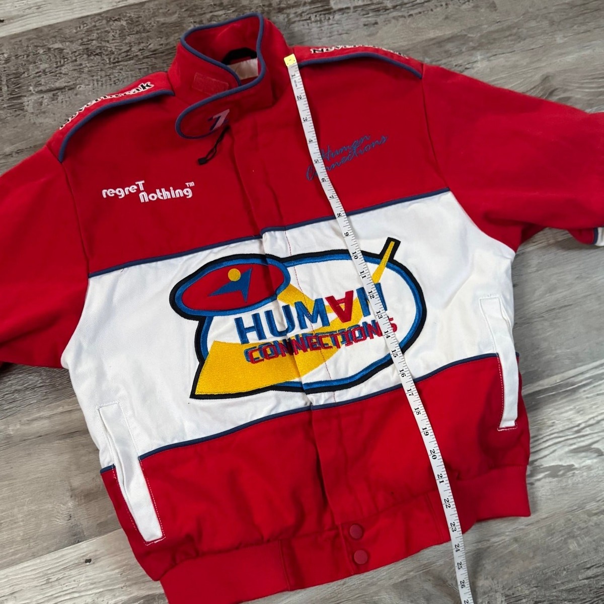 ZARA Racing Jacket Red White Graphic Y2K Moto Streetwear Small | eBay