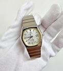 Omega Rare Vintage SeaMaster Quartz 28x31mm Dial WORKING Women's Watch