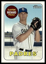 2018 Topps Heritage Clayton Richard San Diego Padres #547