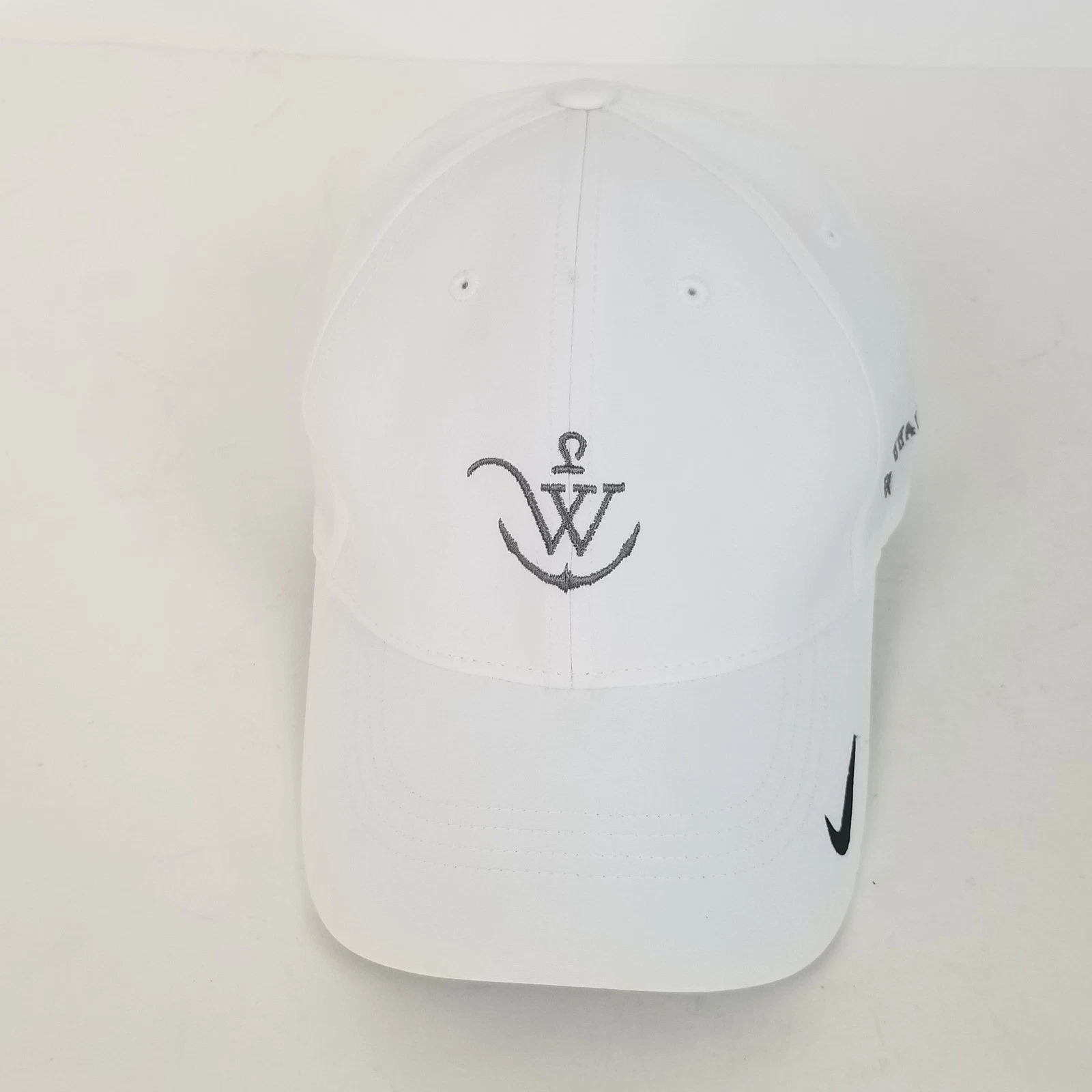 Nike Hat Mens OS White Legacy91 Dri-FIT White Haven Anchor Logo Adjustable Cap