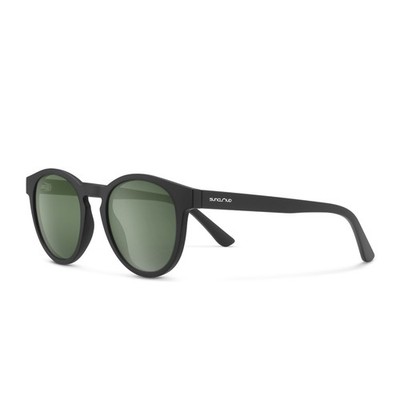 SUNCLOUD Barnes Sunglasses - Matte Black - Gray Green