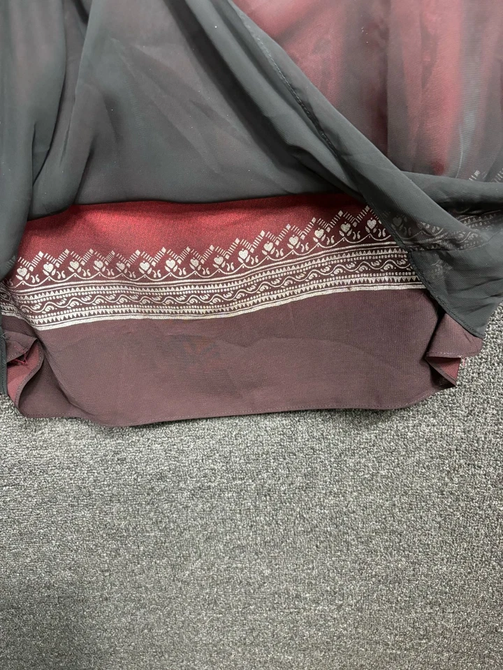 Mica Sheath Midi Dress Womens Size 20 Black Red Sleeveless Round Neck Back Zip - Image 4 of 4